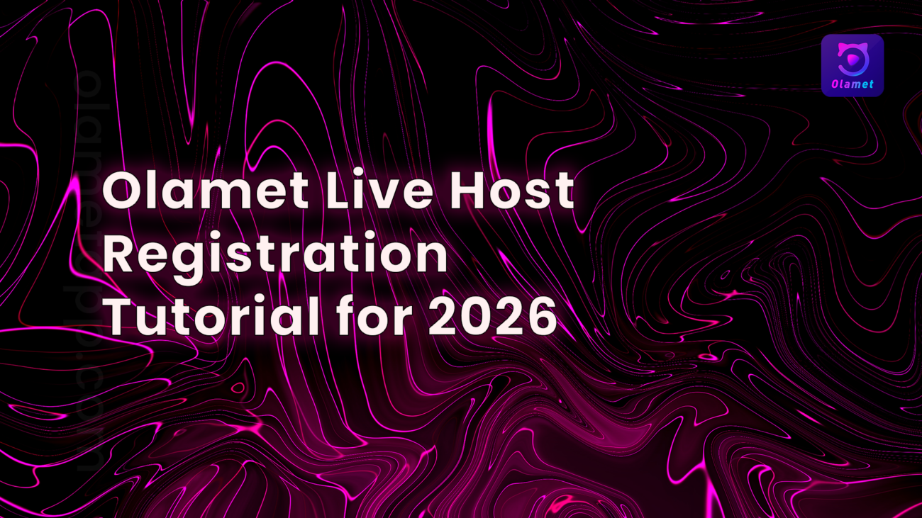 Olamet Live Host Registration Tutorial for 2026 - Thumbnail